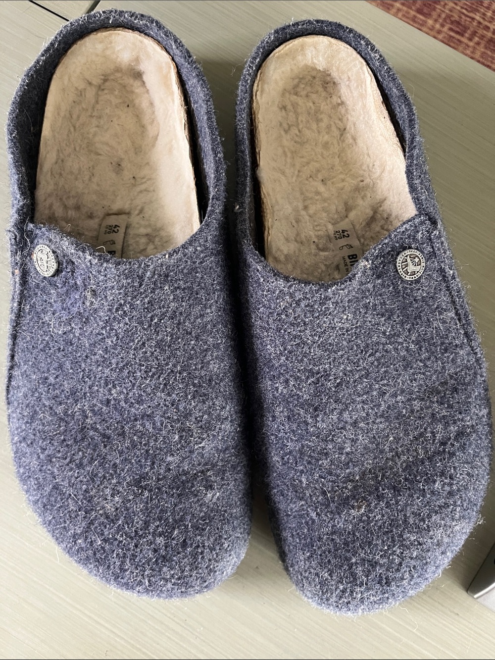 Birkenstock ZIRMAT Sz 42 Blue Slipper
